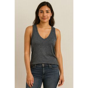 Michael Stars  V-Neck Sleeveless Tank Top (Size PS)